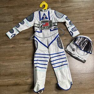 Adventure Factory Astronaut Space Suit Costume with Helmet Kids Sz 5-6 outfit